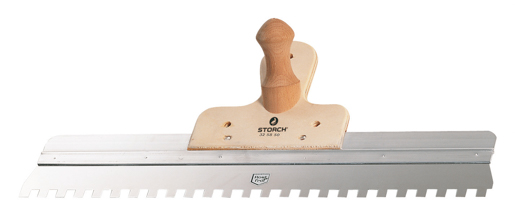 Storch Edelstahl-Fassadenspachtel 600 mm Ergo-Griff Gezahnt 10 X 10 mm 325860